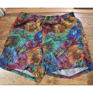 BAYOU WEAR Music Lines Shorts New Orleans Jazz Fest Men's 2XL Multicolor NOLA